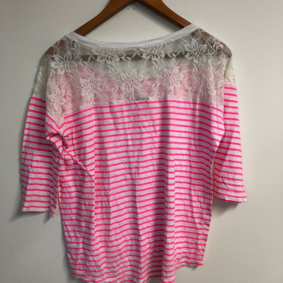 EXPRESS Women’s Striped Shirt SMALL - Picture 3 of 7